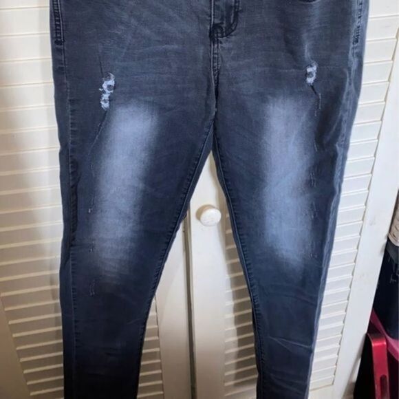 Japanese Style Fashion Men's Jogger Jeans Black Streetwear 
Distressed 
30/32 - Picture 2 of 5